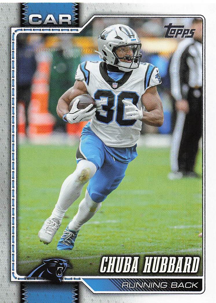 2026 Topps Flagship Football Chuba Hubbard #28