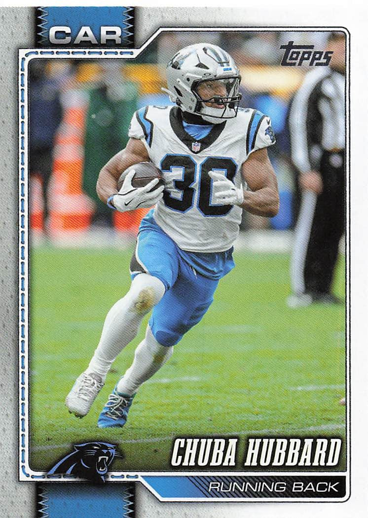 2026 Topps Flagship Football Chuba Hubbard #28