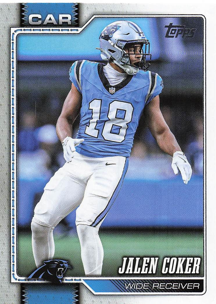 2026 Topps Flagship Football Jalen Coker #210