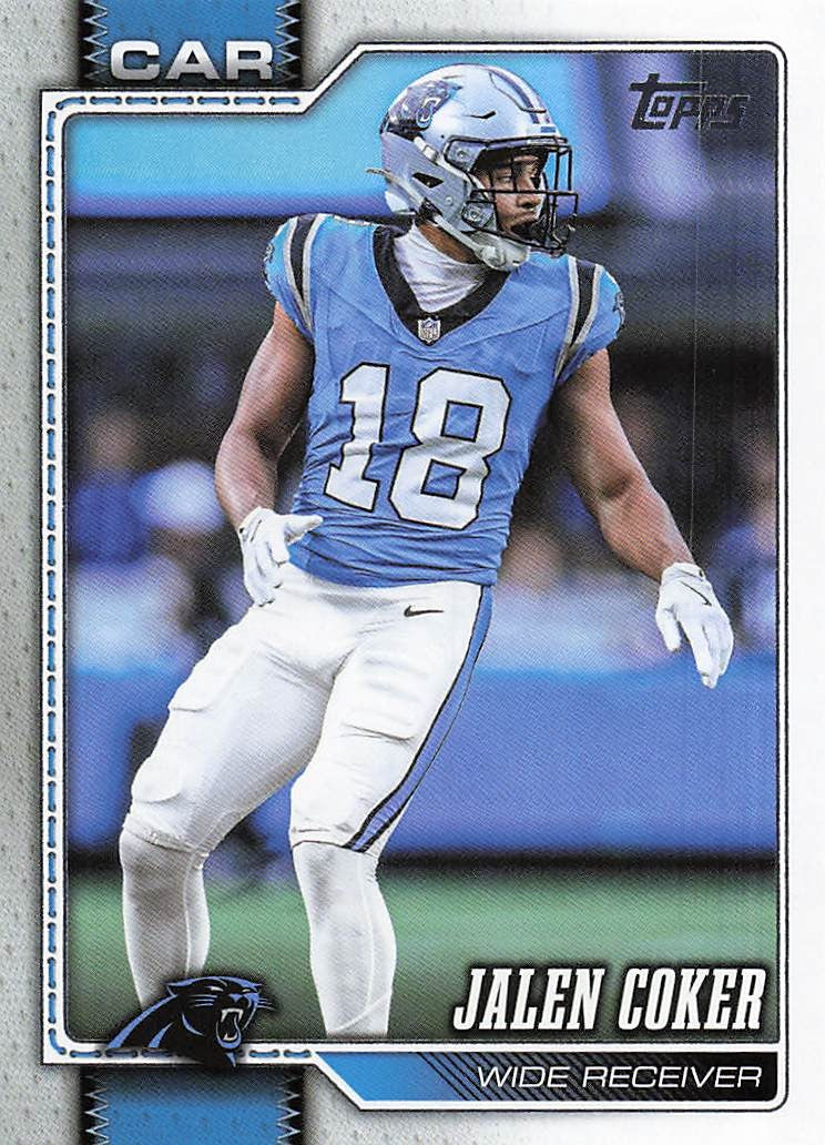 2026 Topps Flagship Football Jalen Coker #210