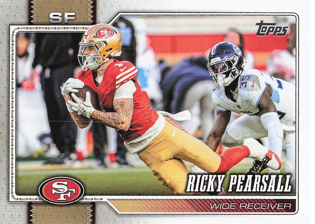 2026 Topps Flagship Football Ricky Pearsall #182