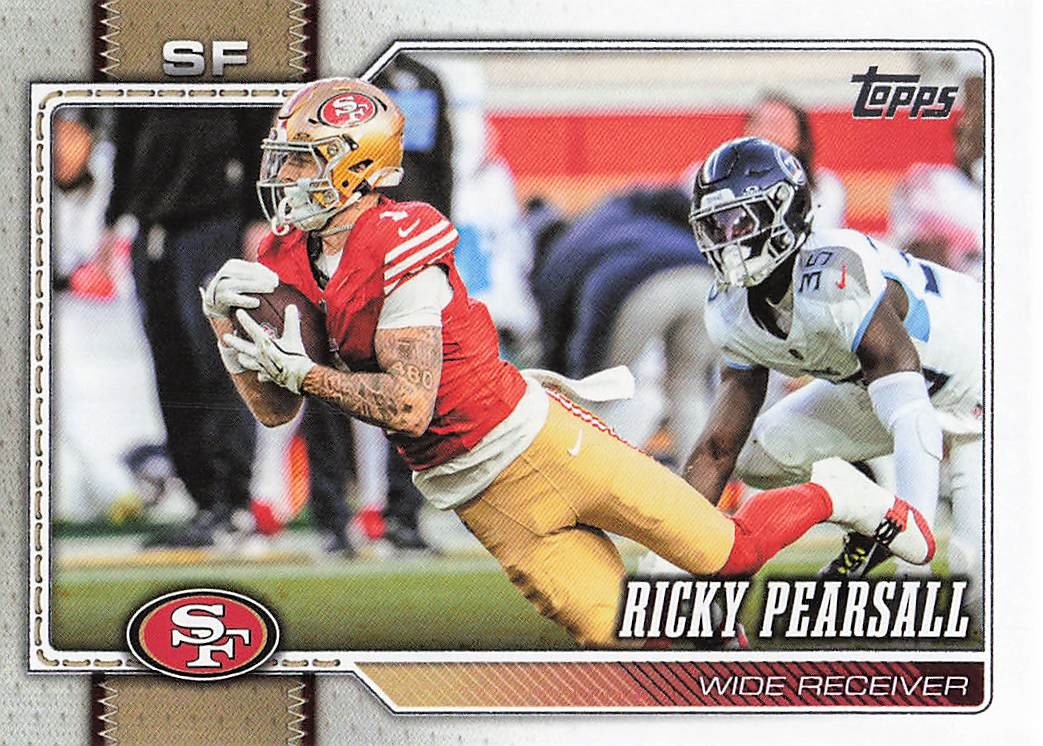 2026 Topps Flagship Football Ricky Pearsall #182