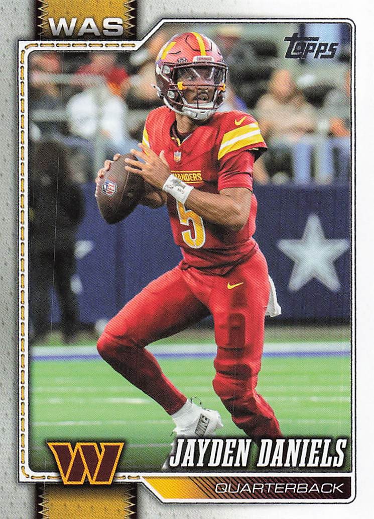 2026 Topps Flagship Football Jayden Daniels #196