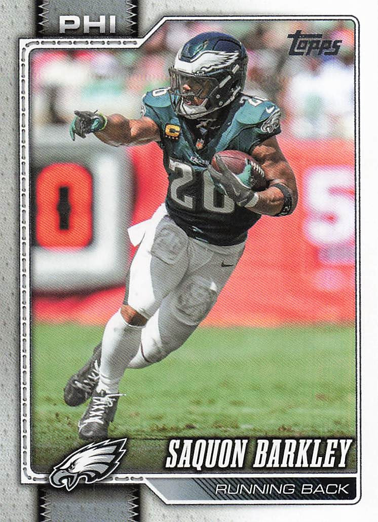 2026 Topps Flagship Football Saquon Barkley #164