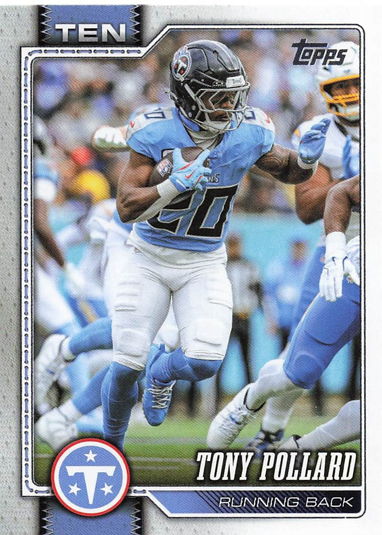 2026 Topps Flagship Football Tony Pollard #193