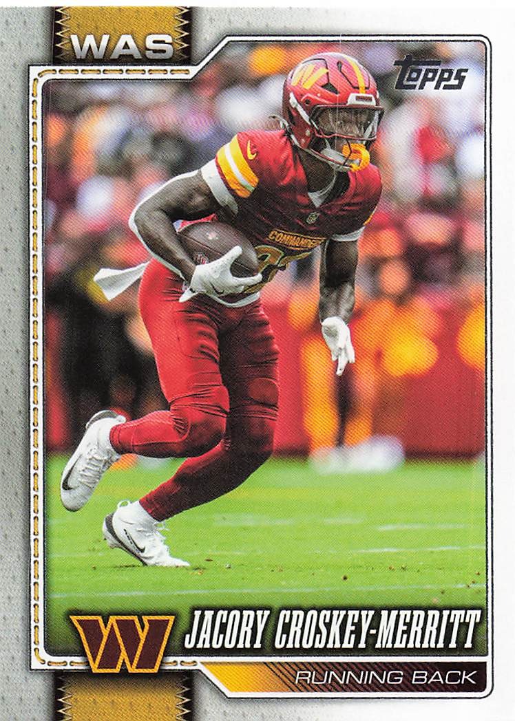 2026 Topps Flagship Football Jacory Croskey-Merritt #197