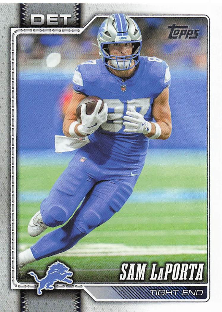 2026 Topps Flagship Football Sam LaPorta #221