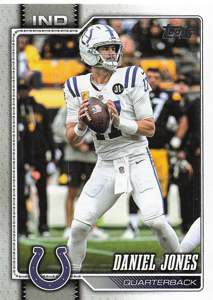 2026 Topps Flagship Football Daniel Jones #89