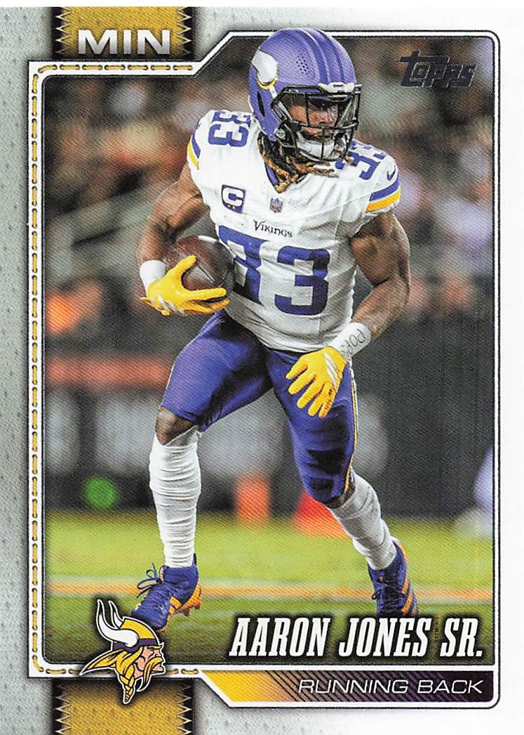 2026 Topps Flagship Football Aaron Jones Sr #240