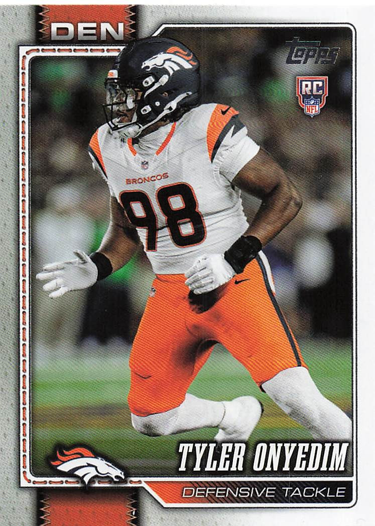 2026 Topps Flagship Football Tyler Onyedim #361 RC