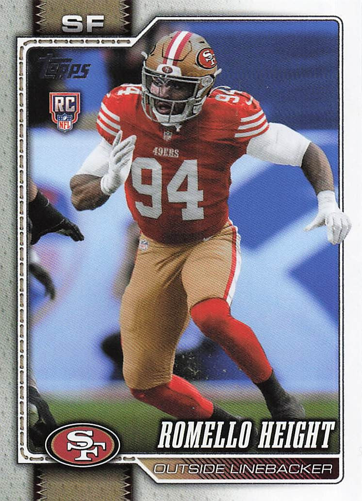 2026 Topps Flagship Football Romello Height #358 RC