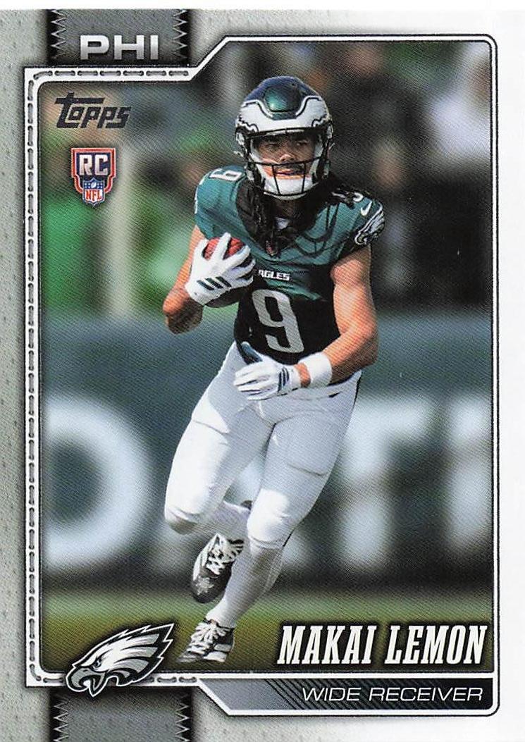 2026 Topps Flagship Football Makai Lemon #319 RC