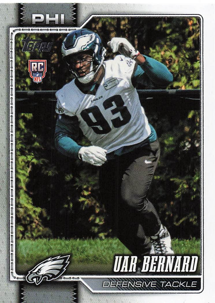 2026 Topps Flagship Football Uar Bernard #400 RC