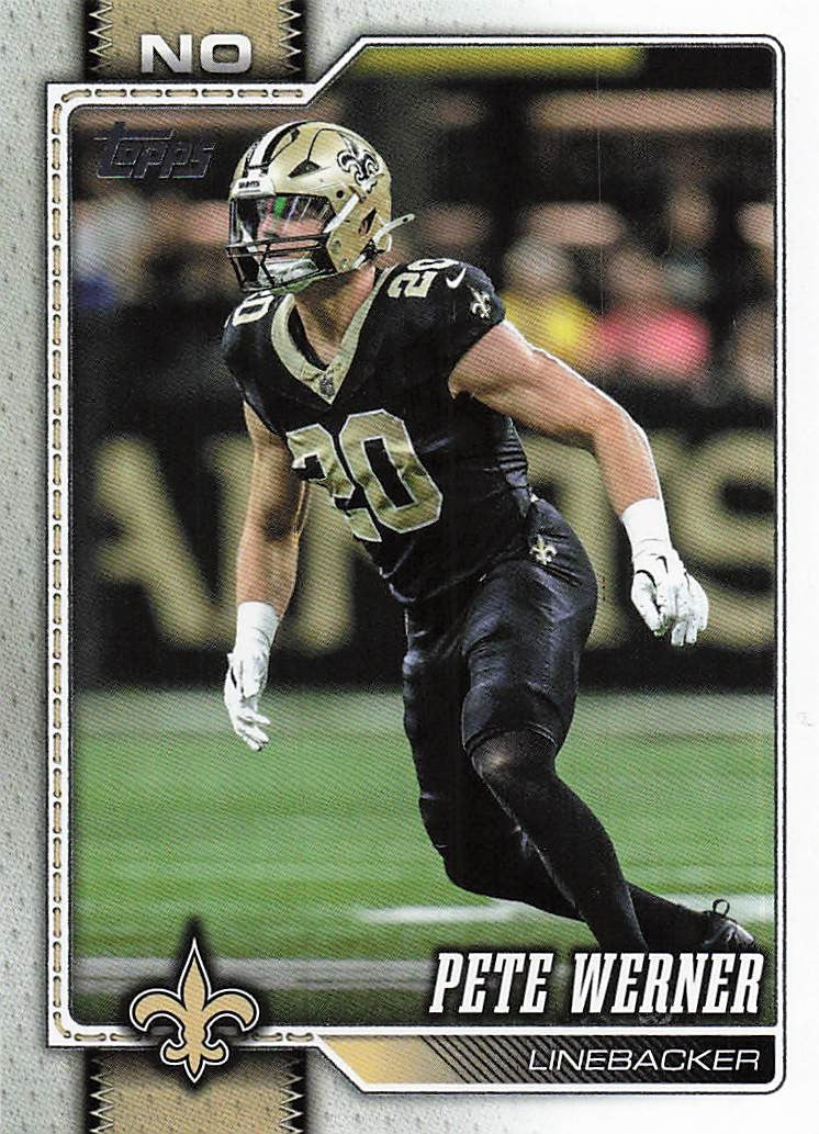 2026 Topps Flagship Football Pete Werner #44