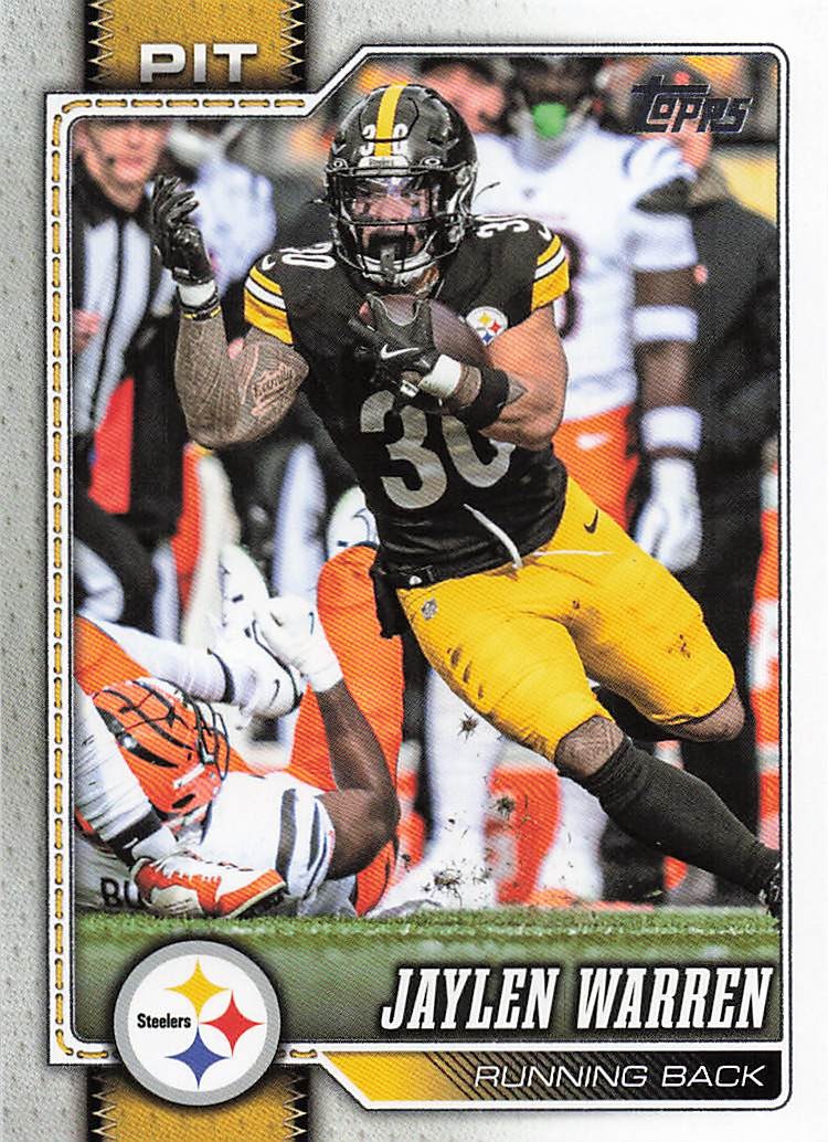 2026 Topps Flagship Football Jaylen Warren #174