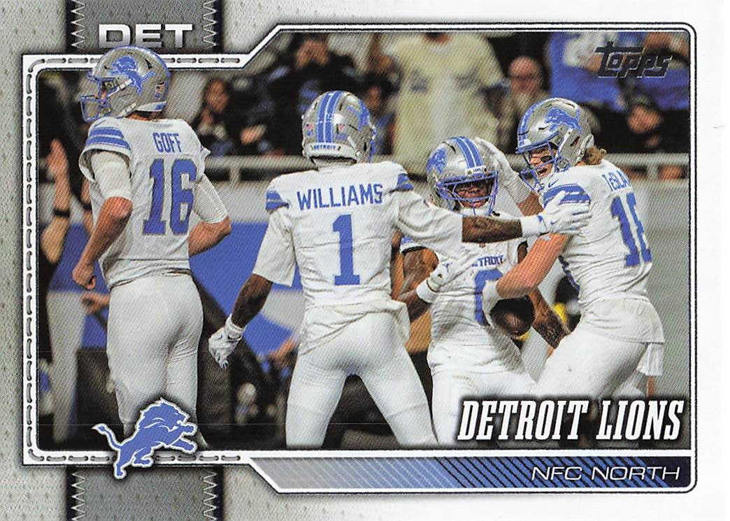 2026 Topps Flagship Football Detroit Lions #273