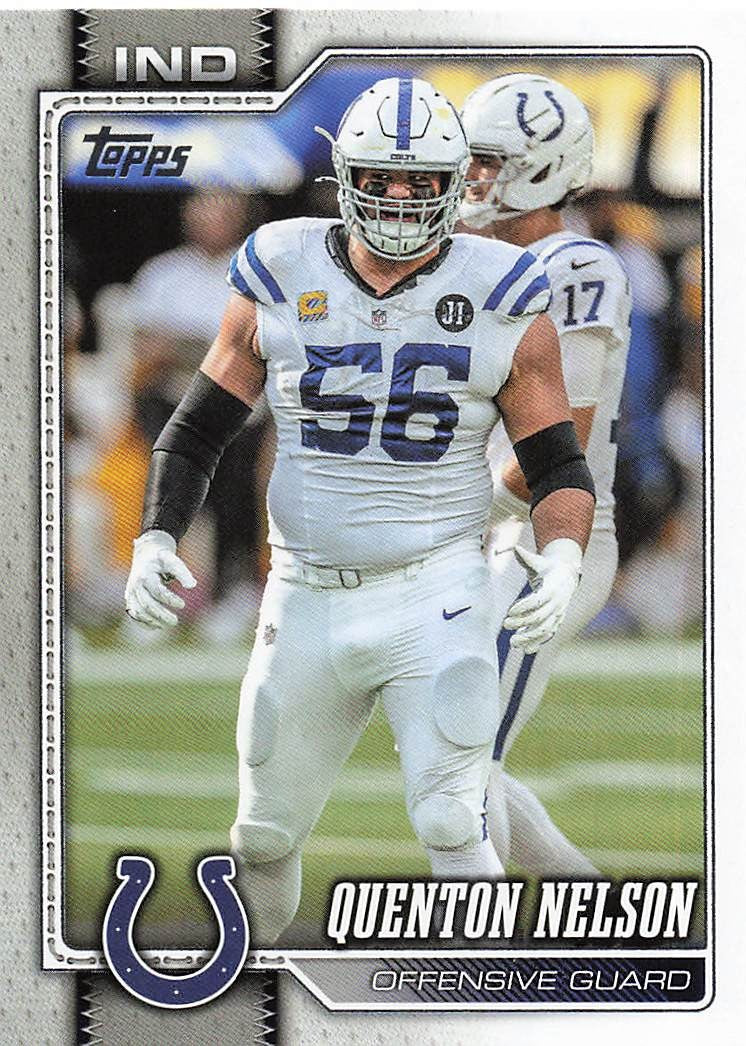2026 Topps Flagship Football Quenton Nelson #84