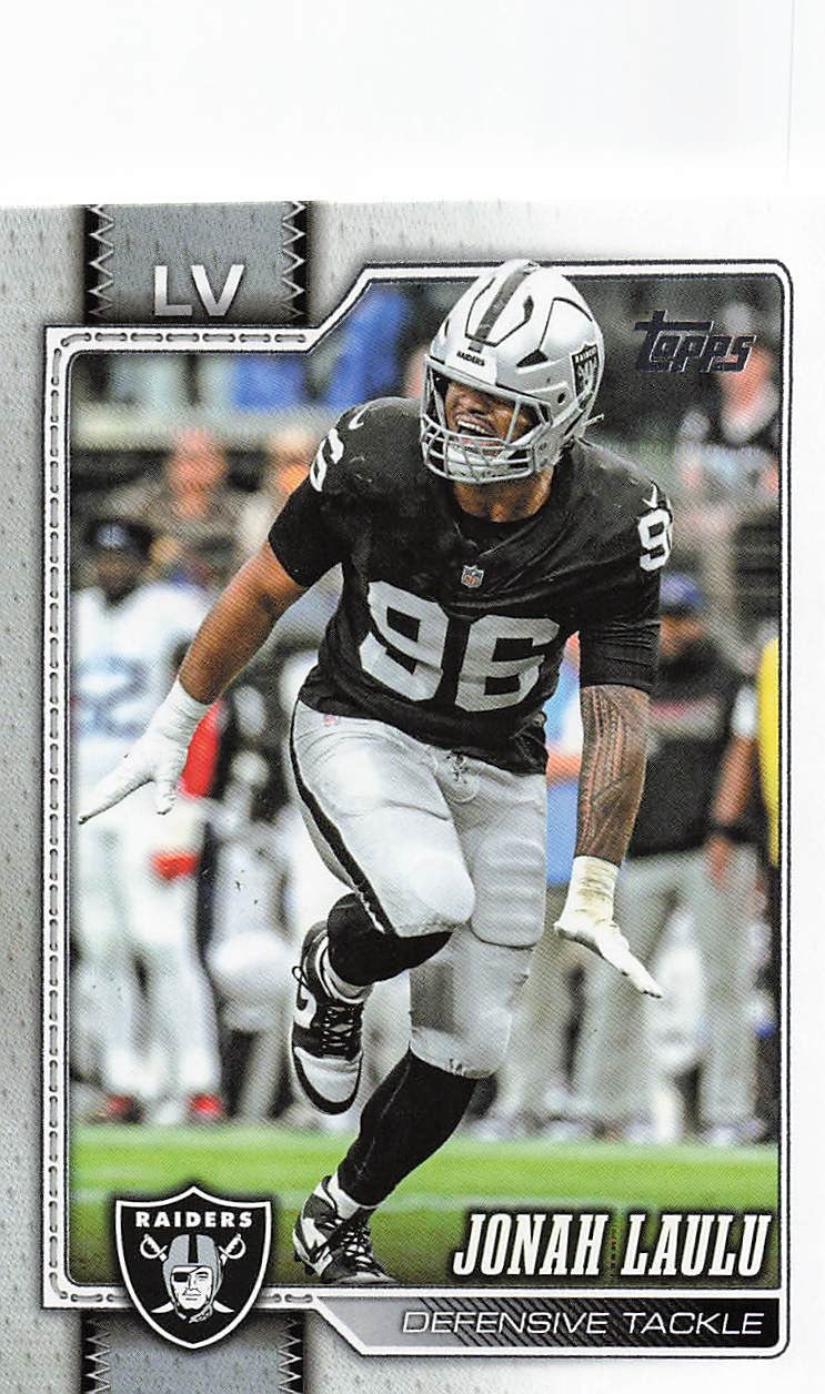 2026 Topps Flagship Football Jonah Laulu #235