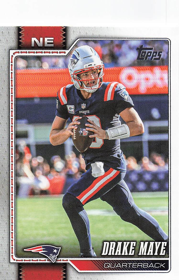 2026 Topps Flagship Football Drake Maye #136