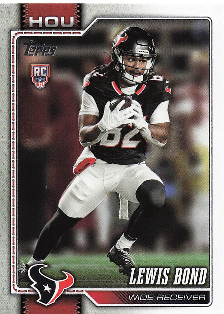 2026 Topps Flagship Football Lewis Bond #395 RC