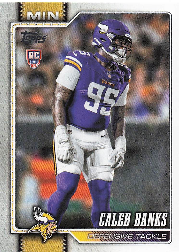 2026 Topps Flagship Football Caleb Banks #384 RC