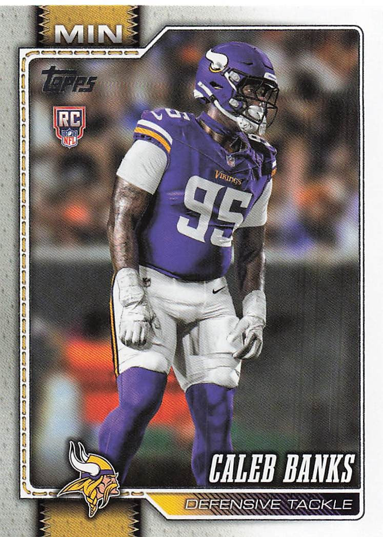 2026 Topps Flagship Football Caleb Banks #384 RC