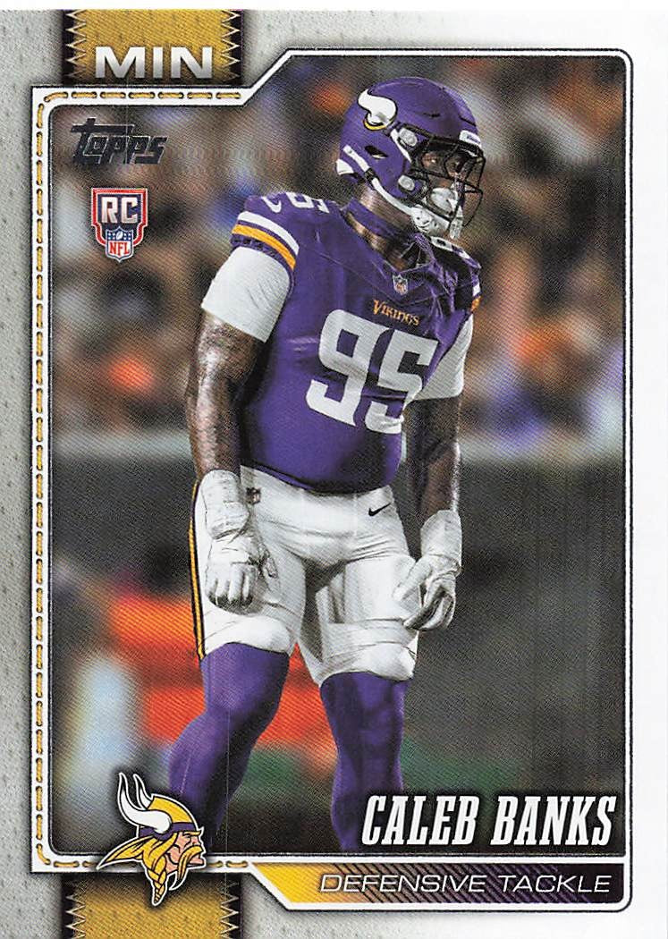 2026 Topps Flagship Football Caleb Banks #384 RC