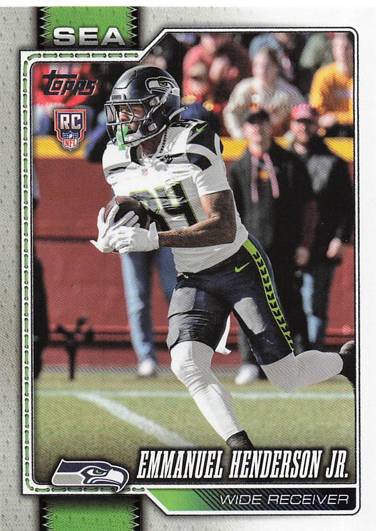 2026 Topps Flagship Football Emmanuel Henderson Jr. #392 RC