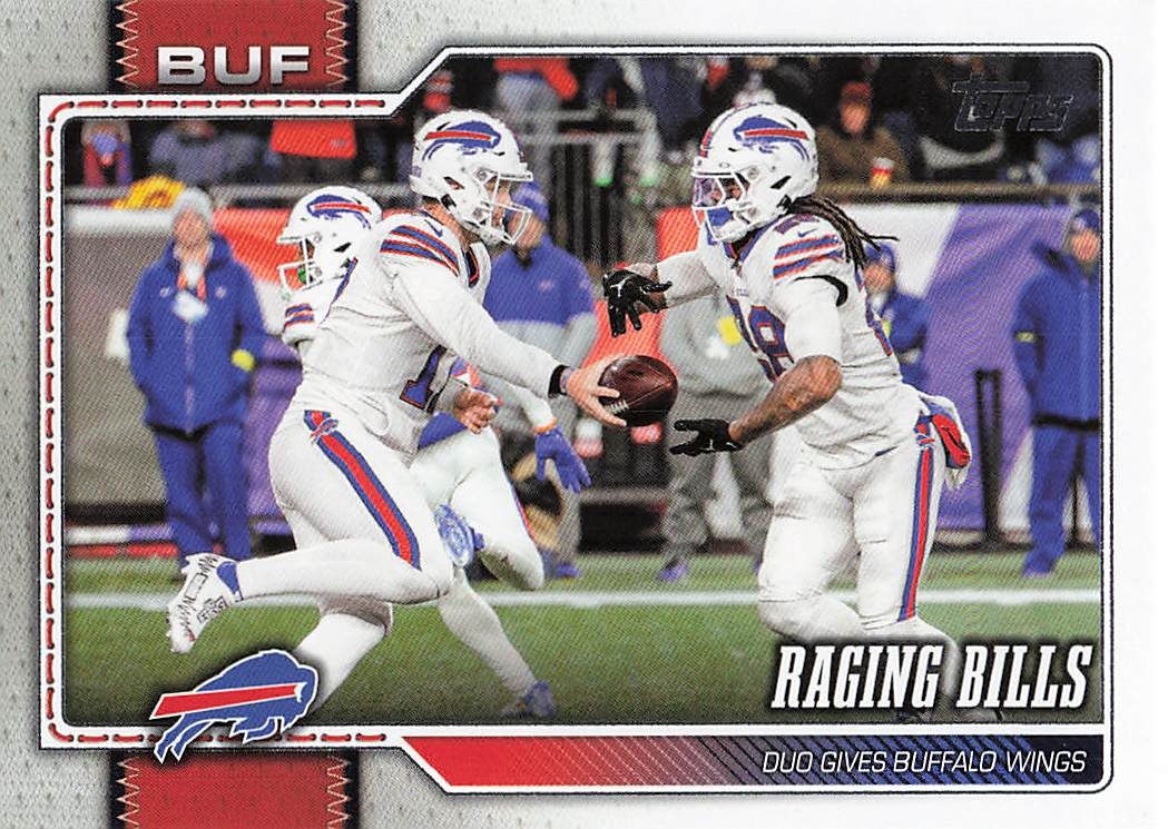 2026 Topps Flagship Football Raging Bills #292