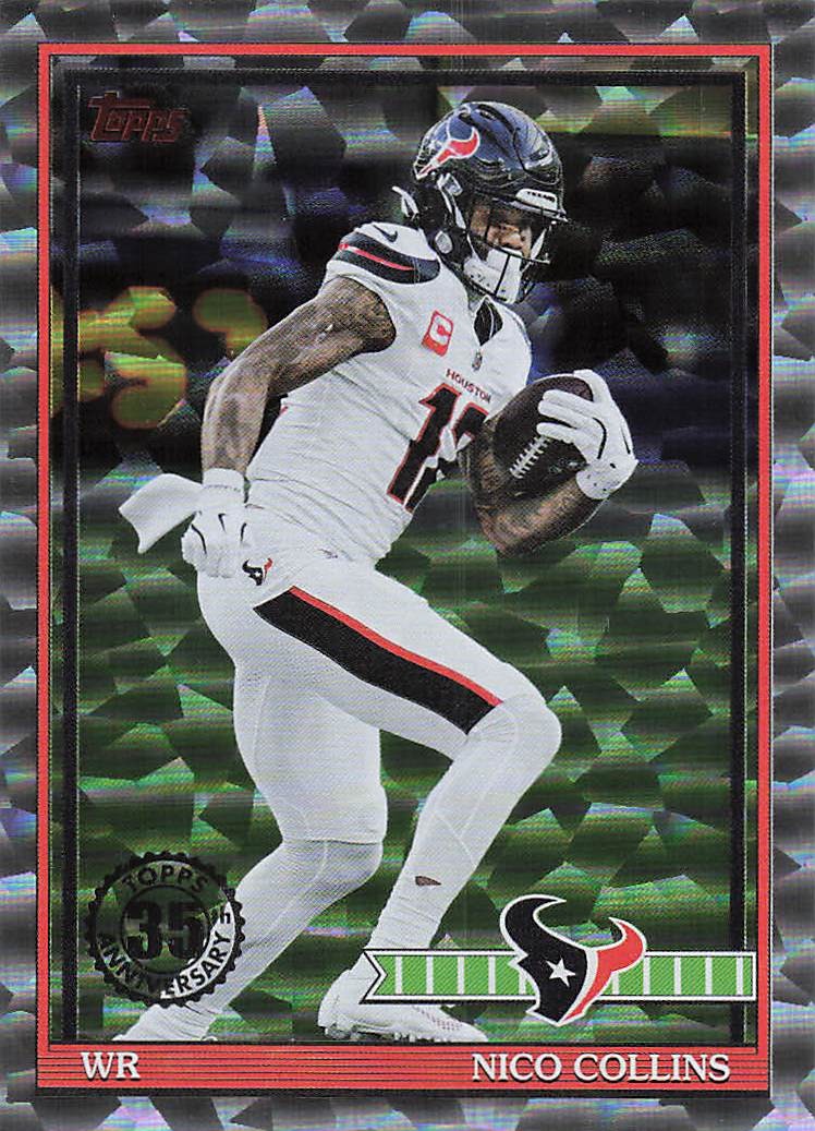 2026 Topps Flagship Football 1991 Topps Football Crackle Nico Collins #91TF-47