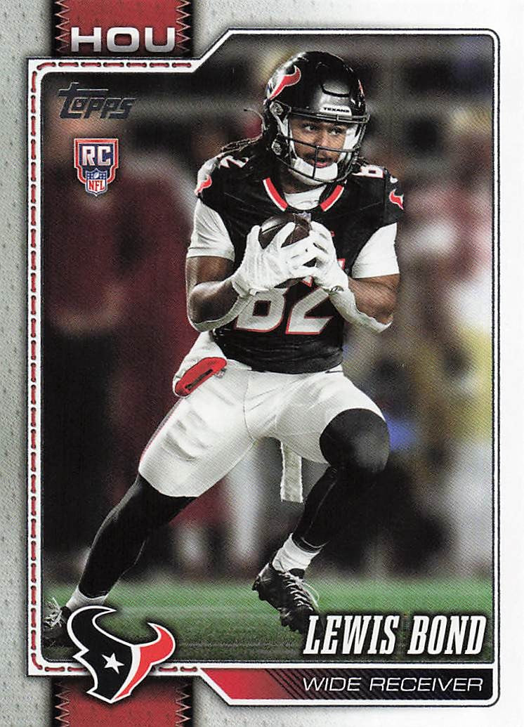 2026 Topps Flagship Football Lewis Bond #395 RC