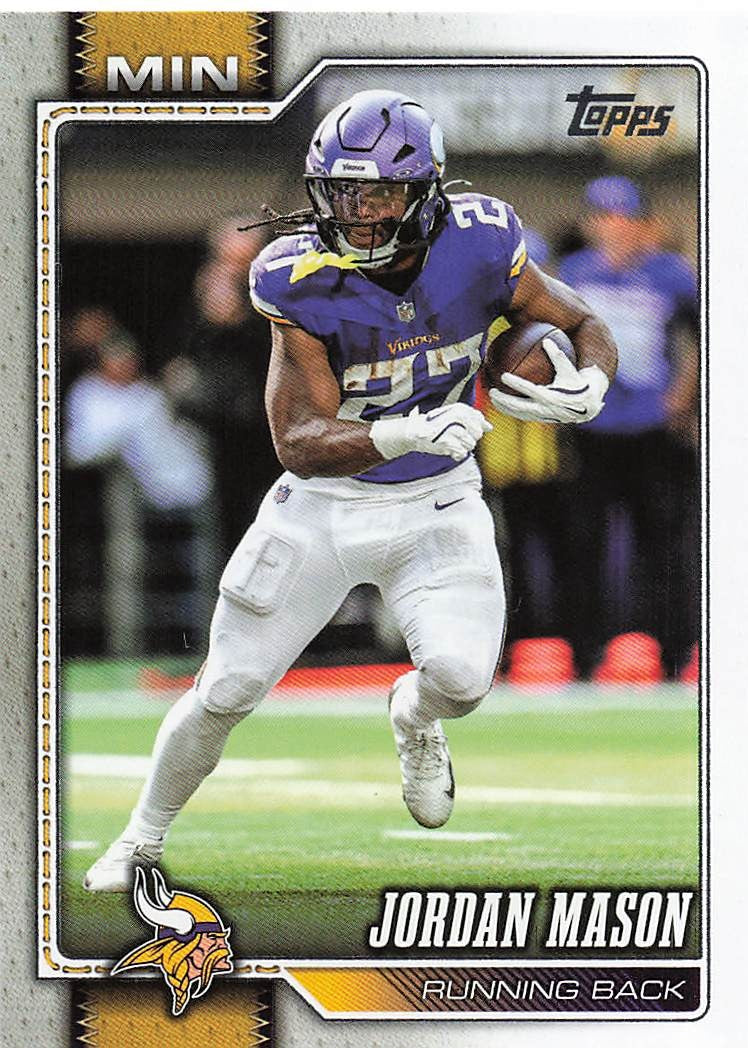 2026 Topps Flagship Football Jordan Mason #130