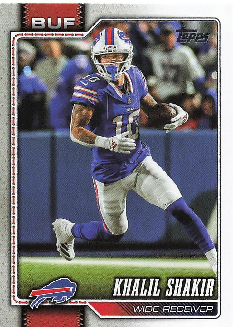 2026 Topps Flagship Football Khalil Shakir #21