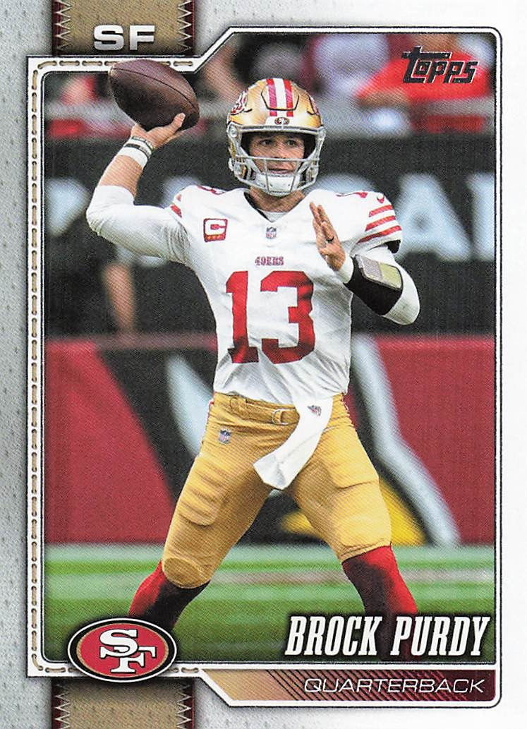 2026 Topps Flagship Football Brock Purdy #185