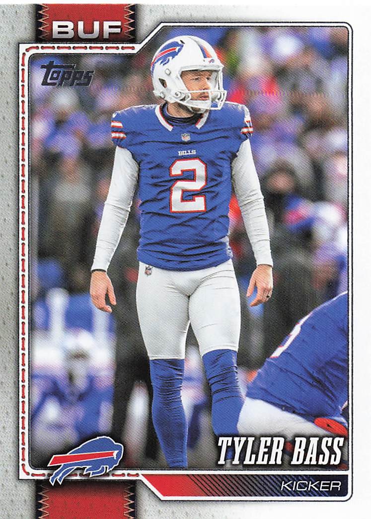2026 Topps Flagship Football Tyler Bass #209