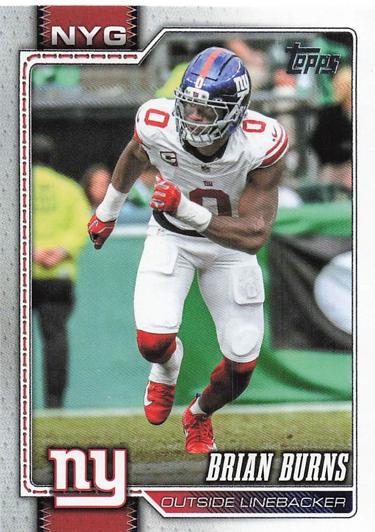 2026 Topps Flagship Football Brian Burns #154