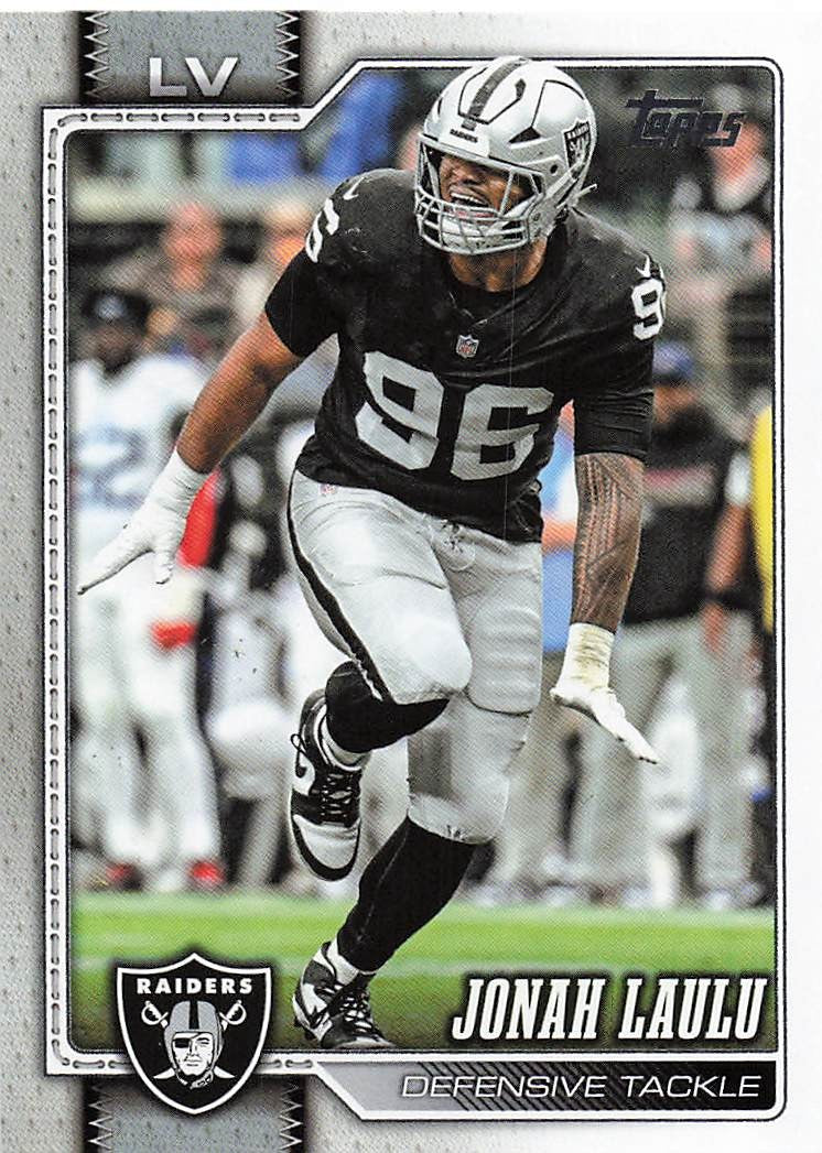 2026 Topps Flagship Football Jonah Laulu #235