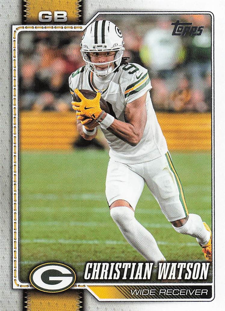 2026 Topps Flagship Football Christian Watson #75