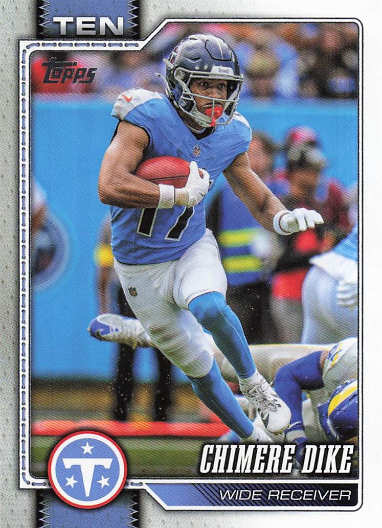 2026 Topps Flagship Football Chimere Dike #192