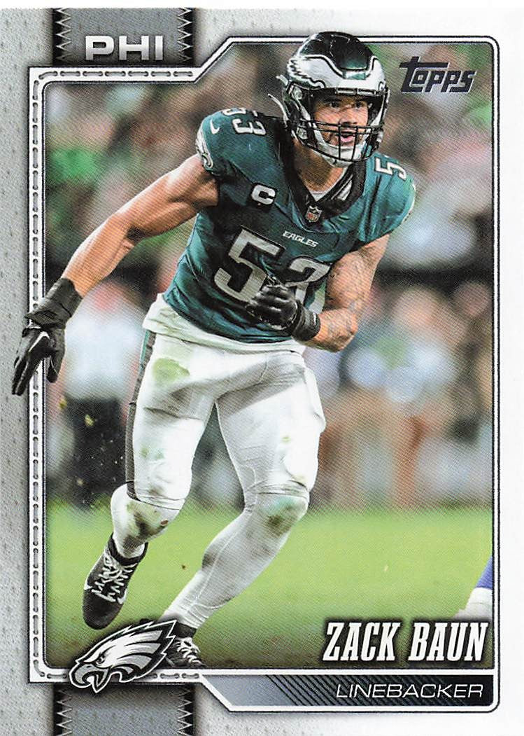 2026 Topps Flagship Football Zack Baun #251