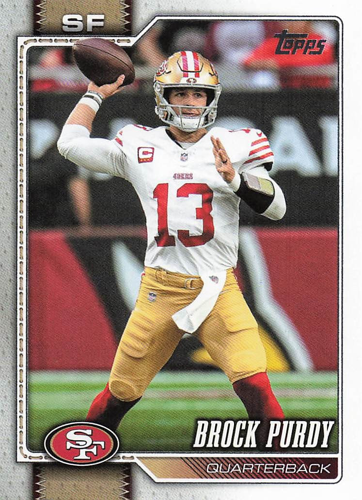 2026 Topps Flagship Football Brock Purdy #185