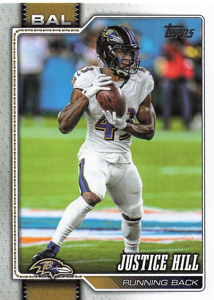 2026 Topps Flagship Football Justice Hill #18