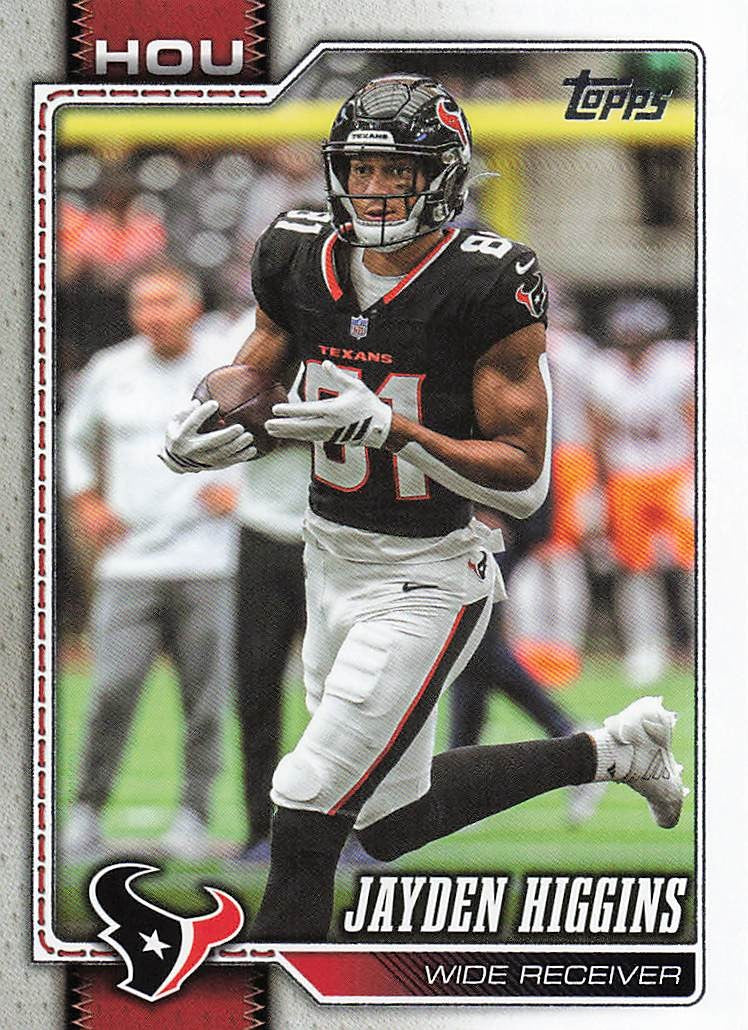 2026 Topps Flagship Football Jayden Higgins #79