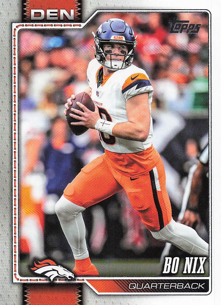 2026 Topps Flagship Football Bo Nix #58