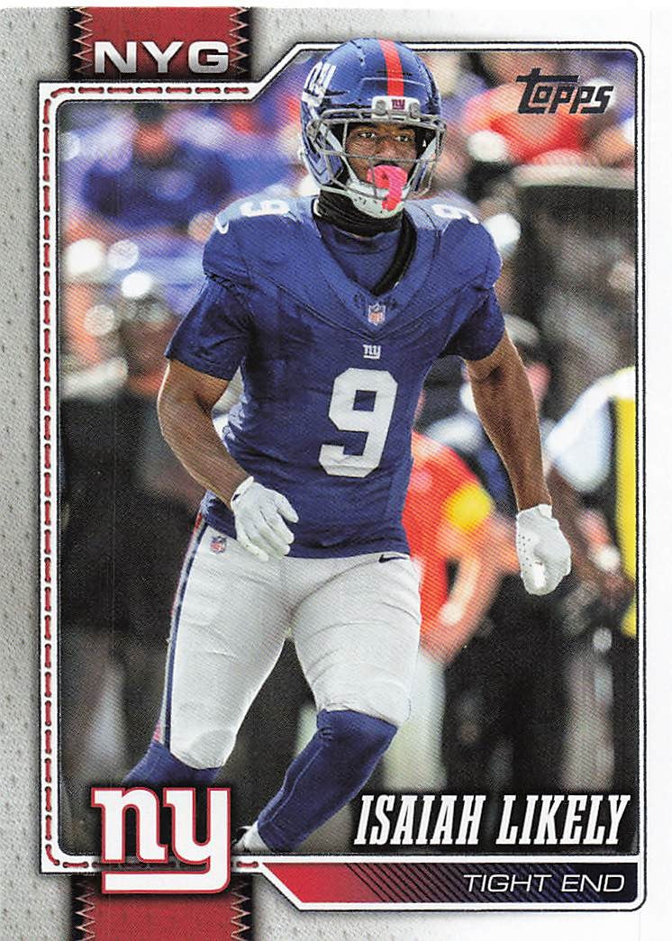 2026 Topps Flagship Football Isaiah Likely #206