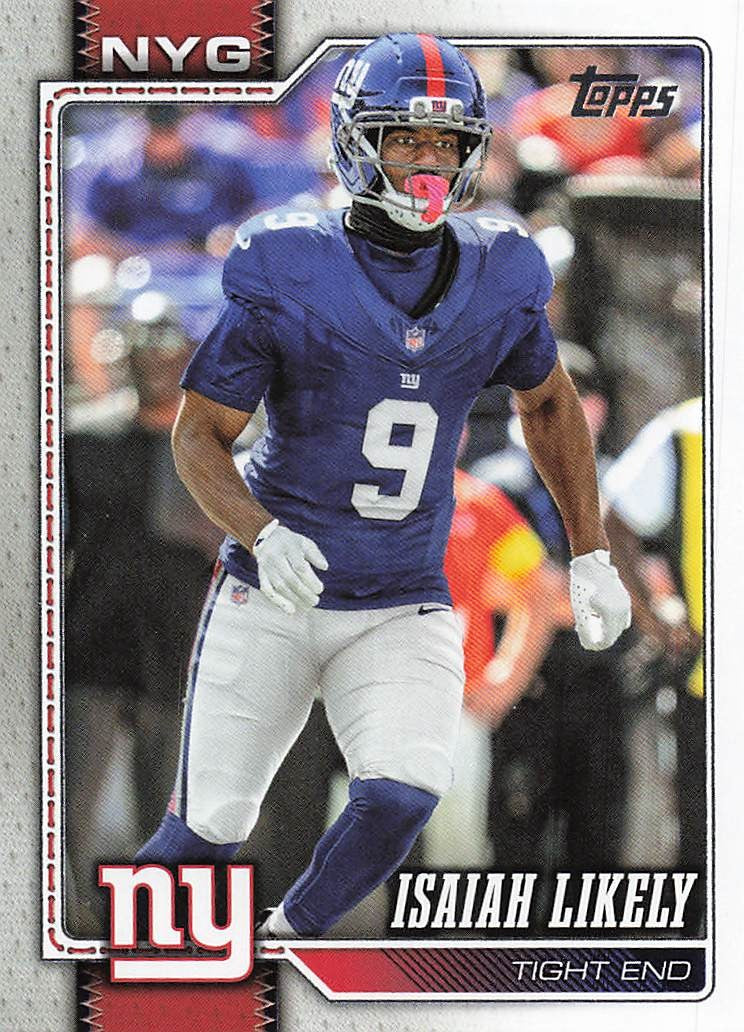 2026 Topps Flagship Football Isaiah Likely #206