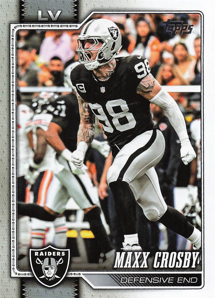 2026 Topps Flagship Football Maxx Crosby #122