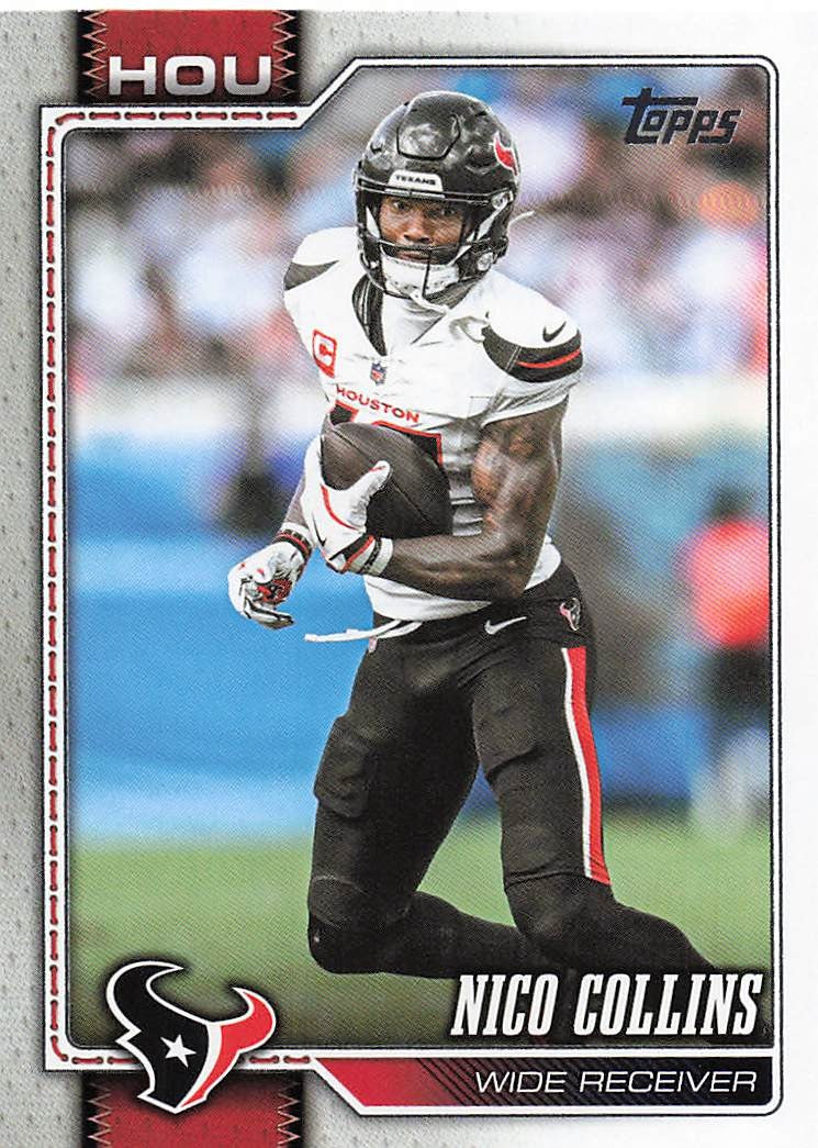 2026 Topps Flagship Football Nico Collins #83