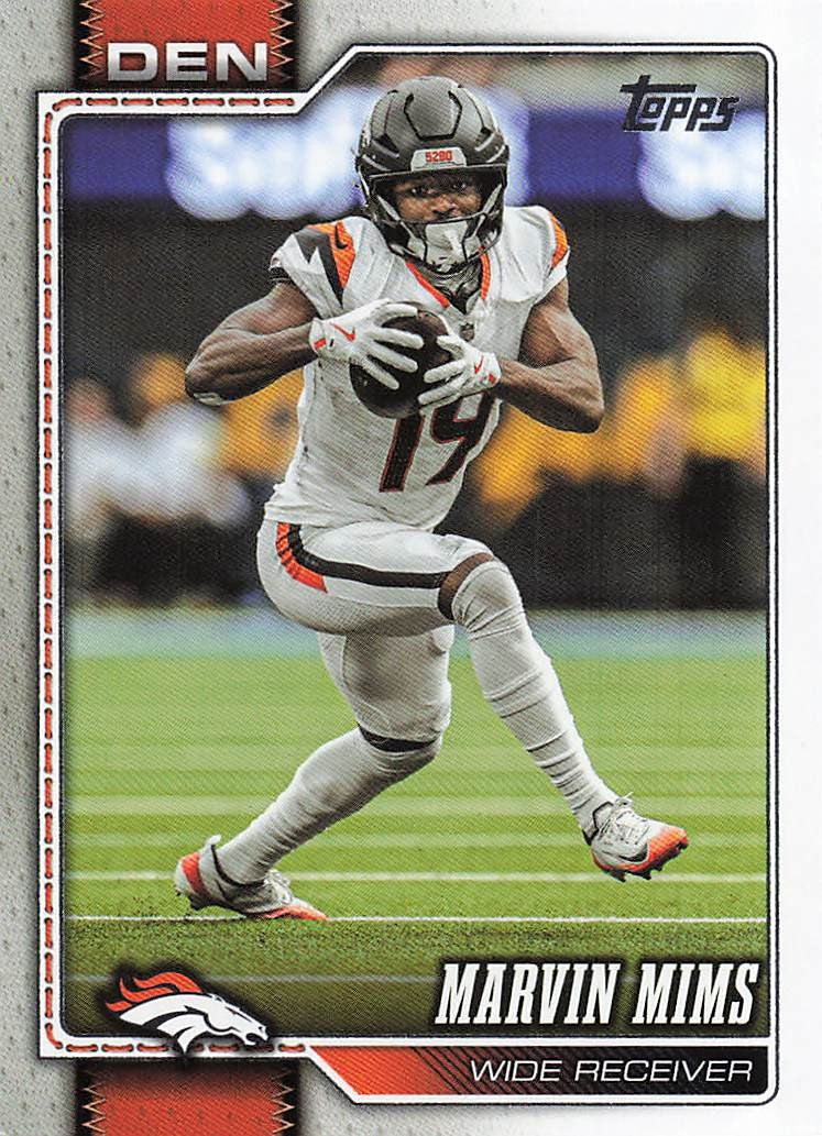 2026 Topps Flagship Football Marvin Mims #63