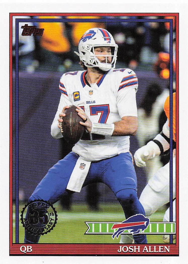 2026 Topps Flagship Football 1991 Topps Football Josh Allen #91TF-11